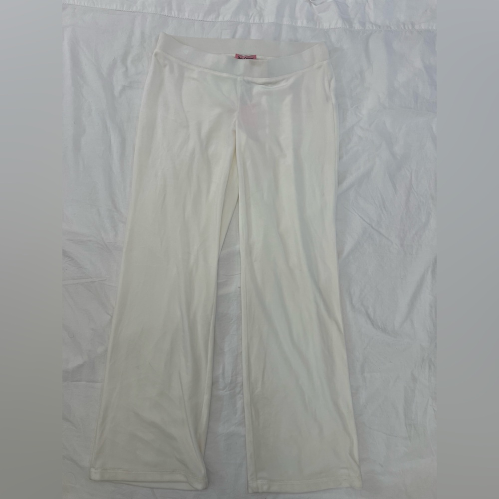 Juicy Couture Bling Velour Track Pants- Size M